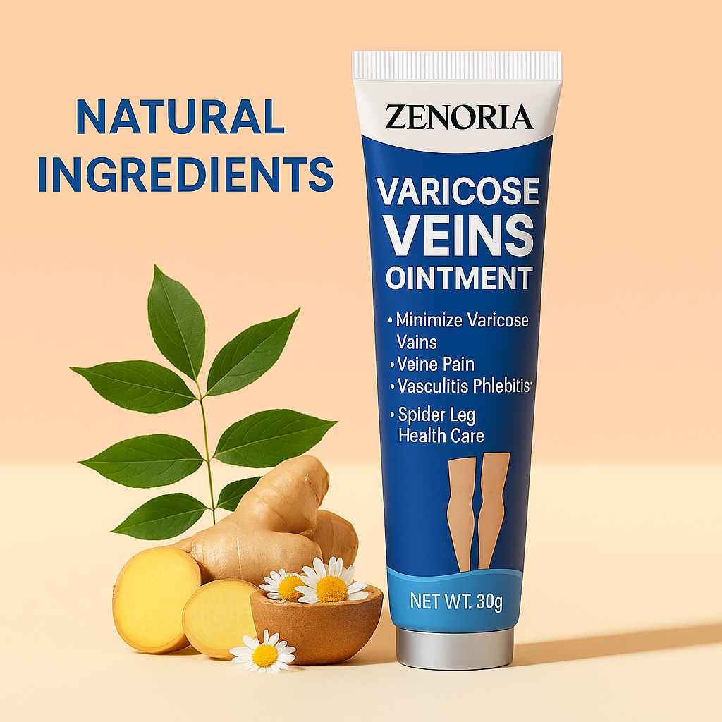 ZENORIA – Cremă Naturală Pentru Varice, Flebită Și Vene Capilare Vizibile