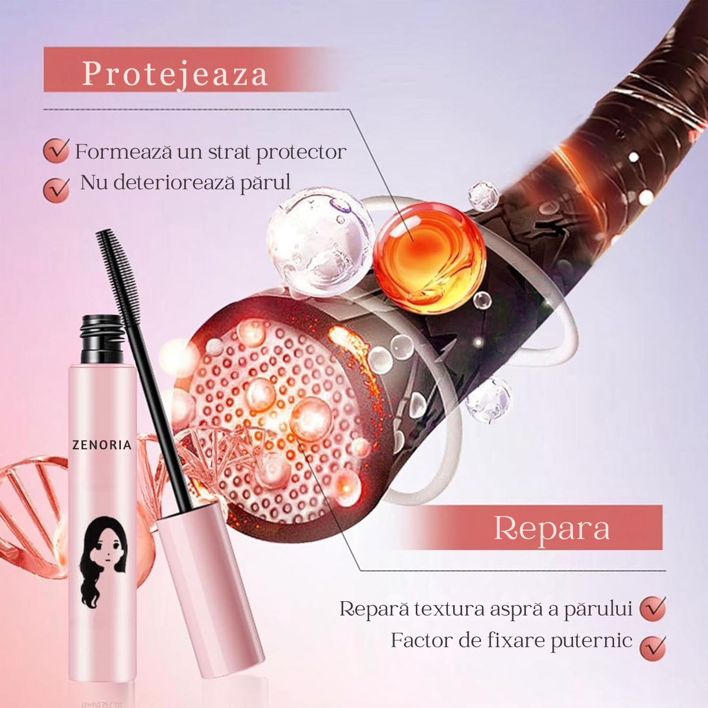 Rimel Wax Pentru Păr Rebel – Control Imediat