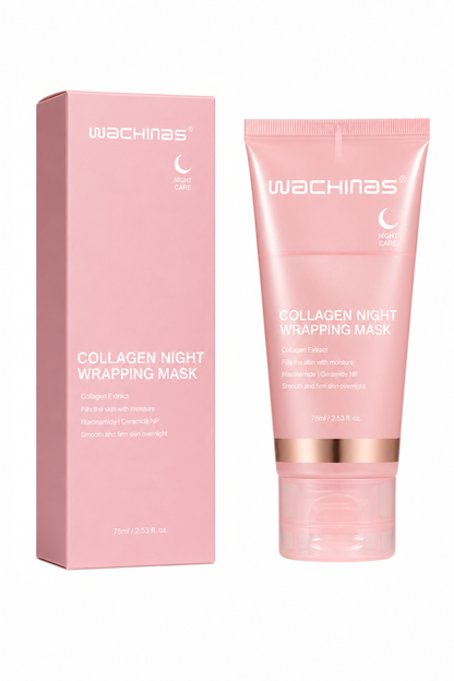Mască Facială Coreeană Exfoliantă de Noapte cu Colagen