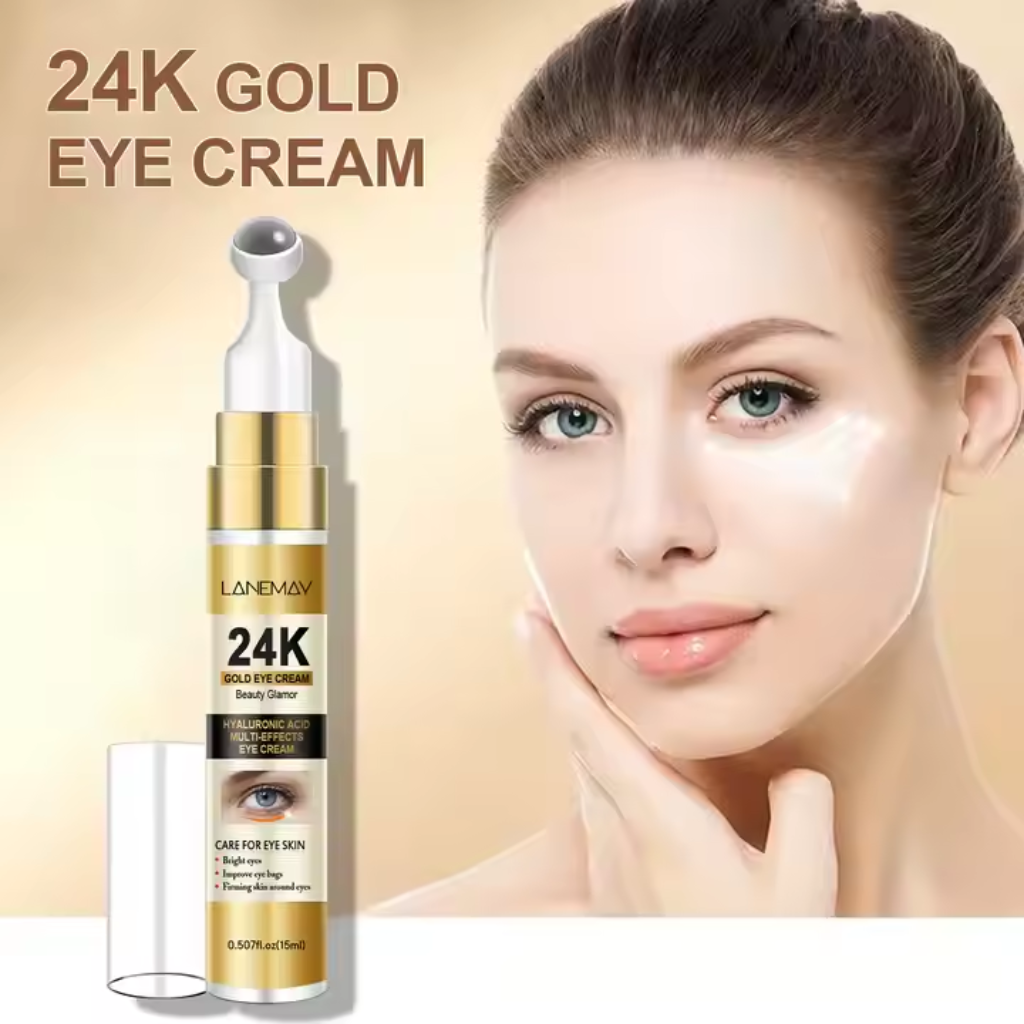 Cremă Profesională Antirid Pentru Ochi cu Aur de 24K