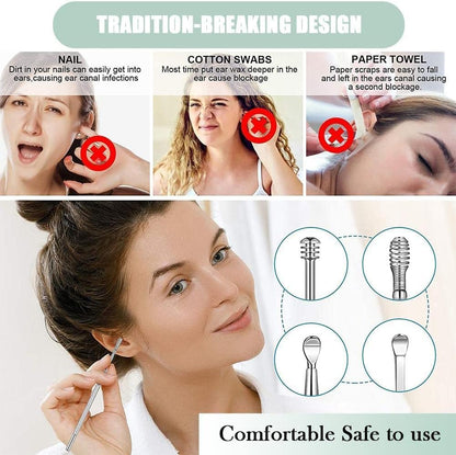 Kit Complet Pentru Curățarea Delicată a Urechilor
