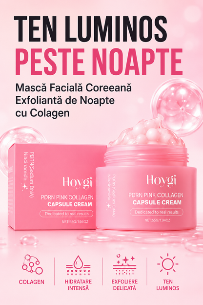Crema Coreeană Pink Collagen Glow