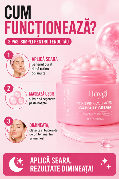 Crema Coreeană Pink Collagen Glow