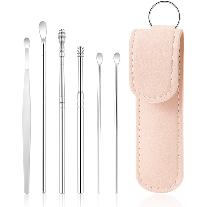 Kit Complet Pentru Curățarea Delicată a Urechilor