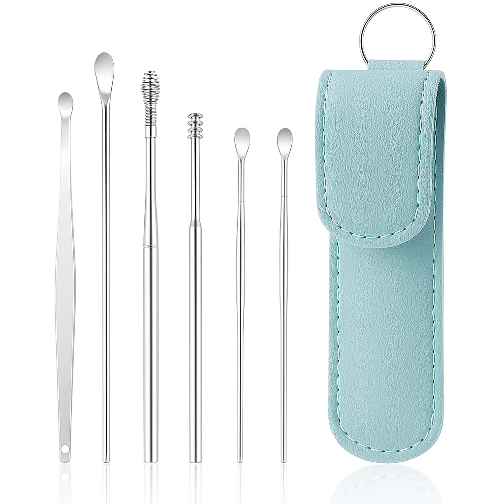 Kit Complet Pentru Curățarea Delicată a Urechilor