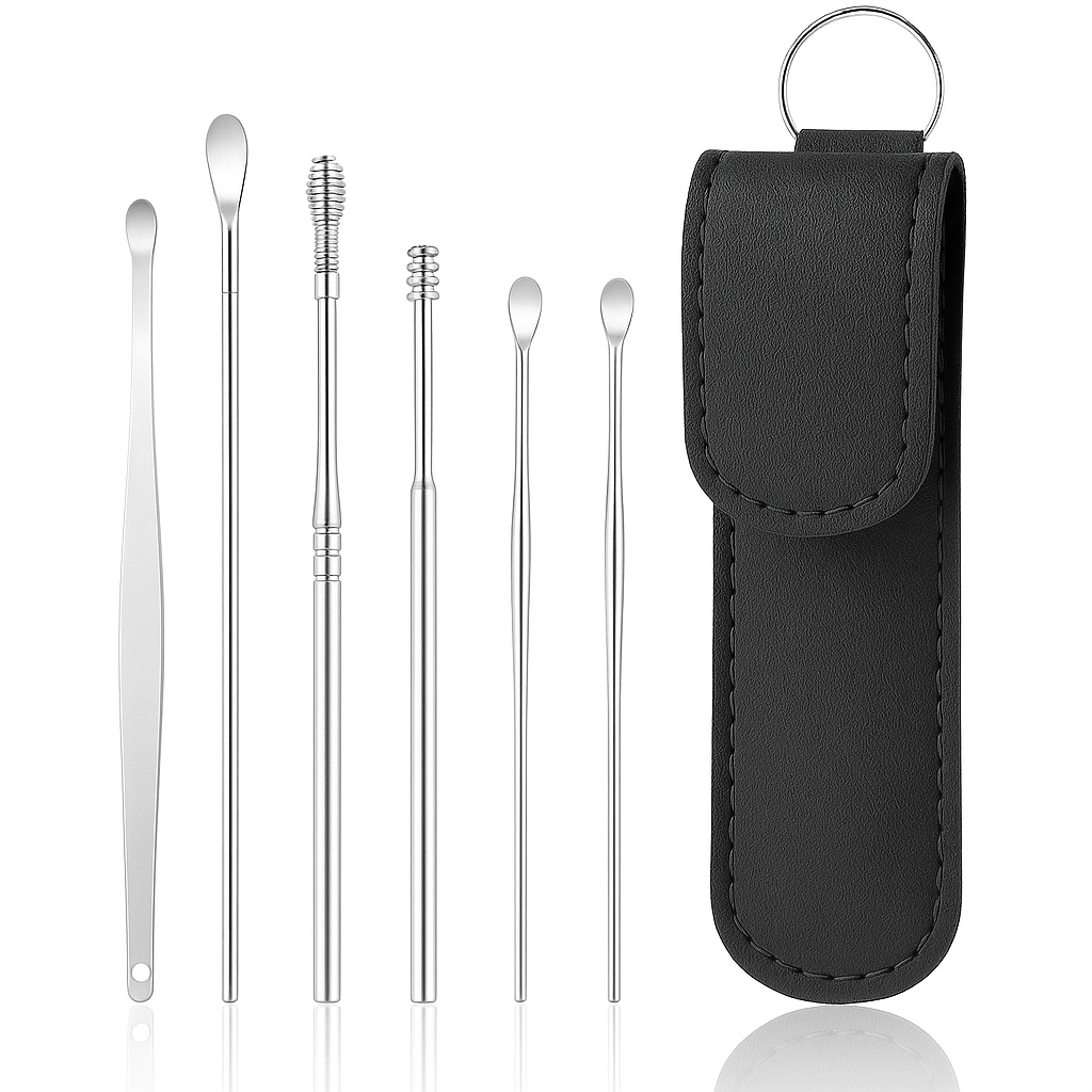 Kit Complet Pentru Curățarea Delicată a Urechilor