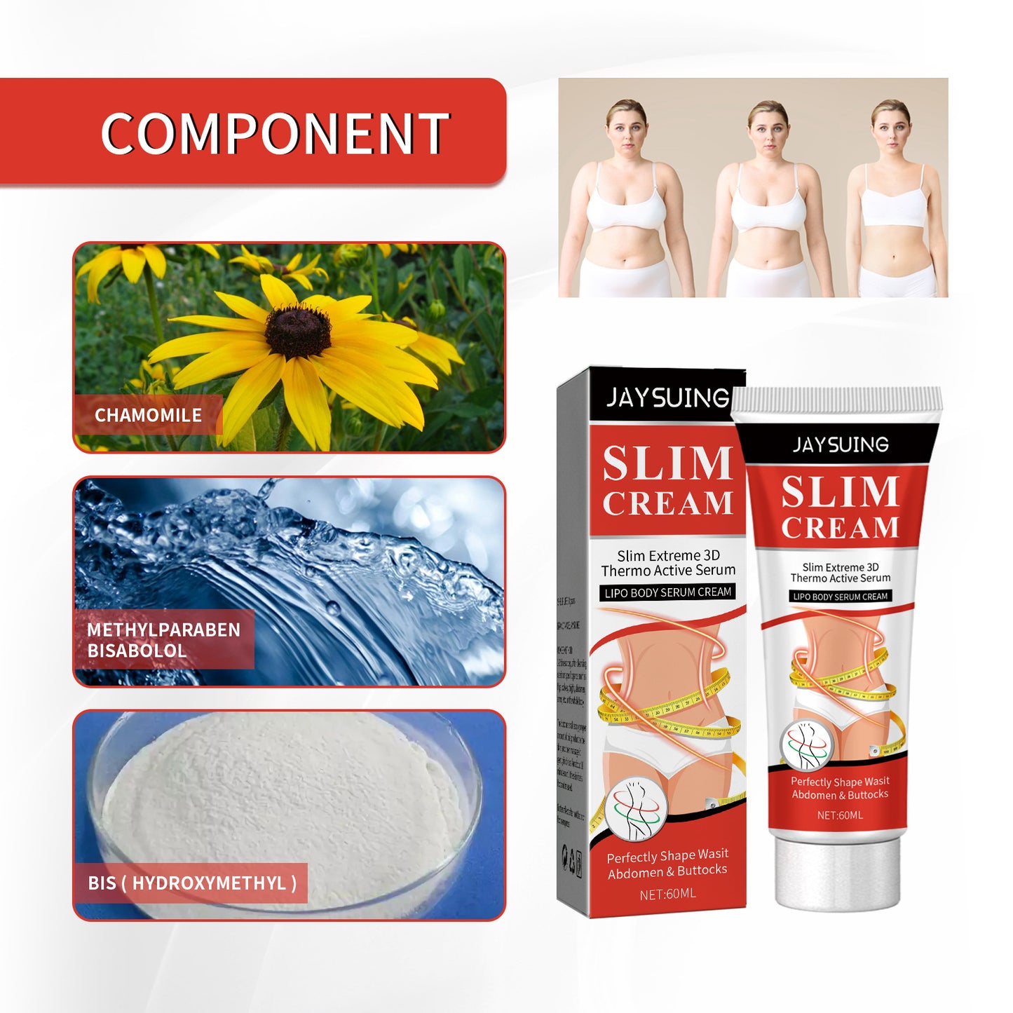 Cremă termoactivă 3D JAYSUING 1+1 GRATUIT!!!