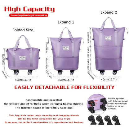 VoyagerMax™ – Geantă de Călătorie Extensibilă cu Roți