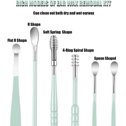 Kit Complet Pentru Curățarea Delicată a Urechilor